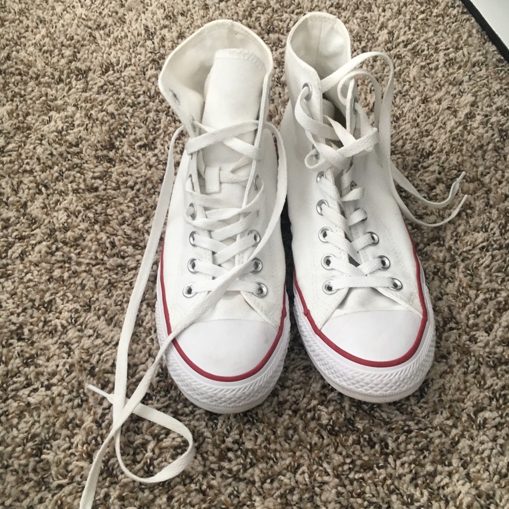 White high top converse